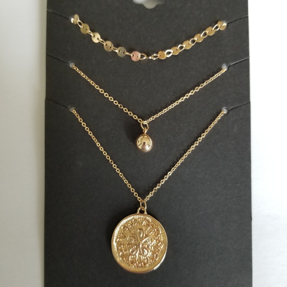 AREA Stars Necklace 14K Gold Plated Brass